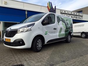 Bedrijfswagen carwrappen