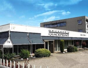 Voorkant van het Quickprint pand